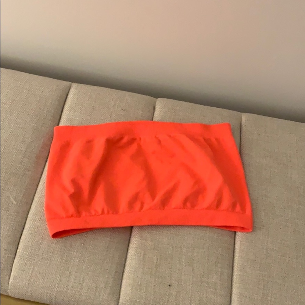 🔥❤️ neon orange tube top🔥❤️